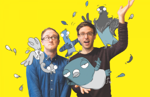 Real Pigeons creators – Ben Wood and Andrew McDonald